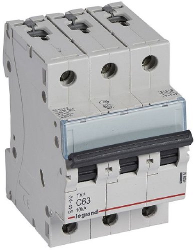 Выключатель автоматический Legrand TX3 6000 3п 63А C 10кА фото Выключатель автоматический Legrand TX3 6000 3п 63А C 10кА картинка